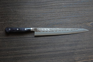 CH026 - Couteau Japonais Sujihiki Zenpou  - Lame de 24cm en acier Gingami3